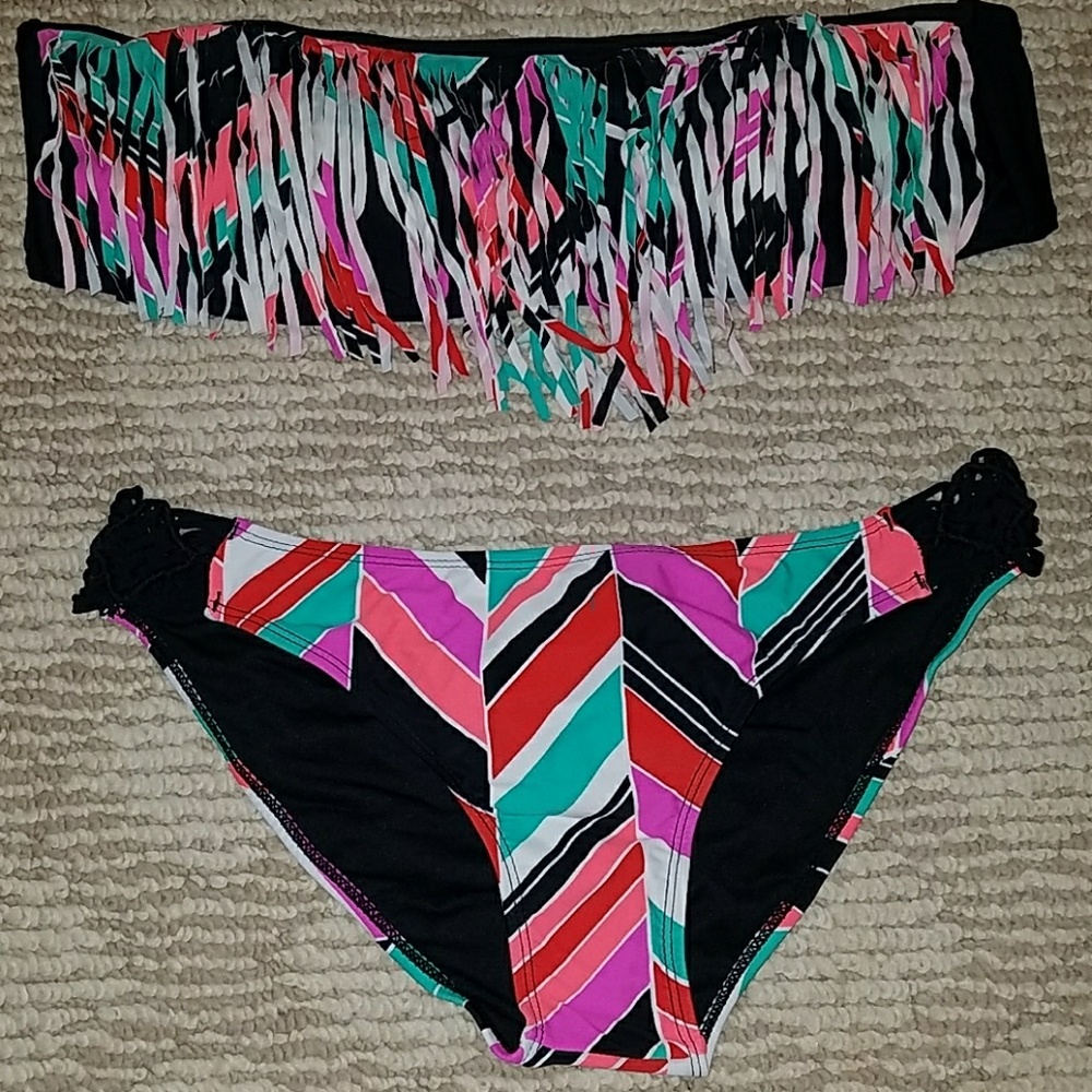 Zumiez Two Piece Fringe Bikini