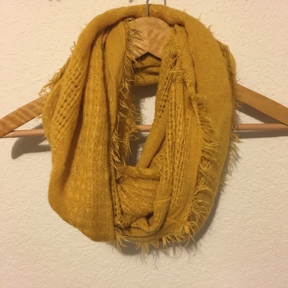 Yellow Infinity Scarf