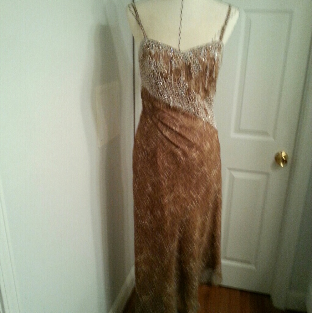 Very high style evening gown