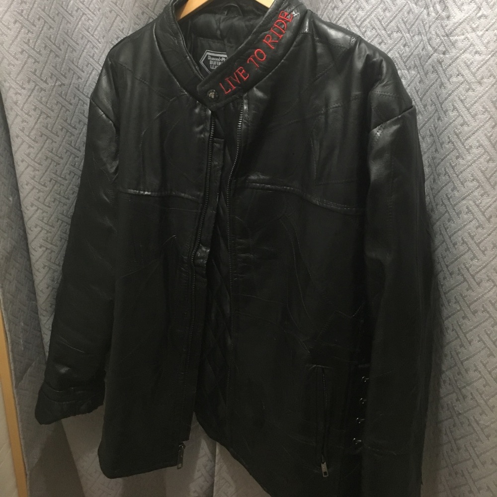 A Leather biker style jacket