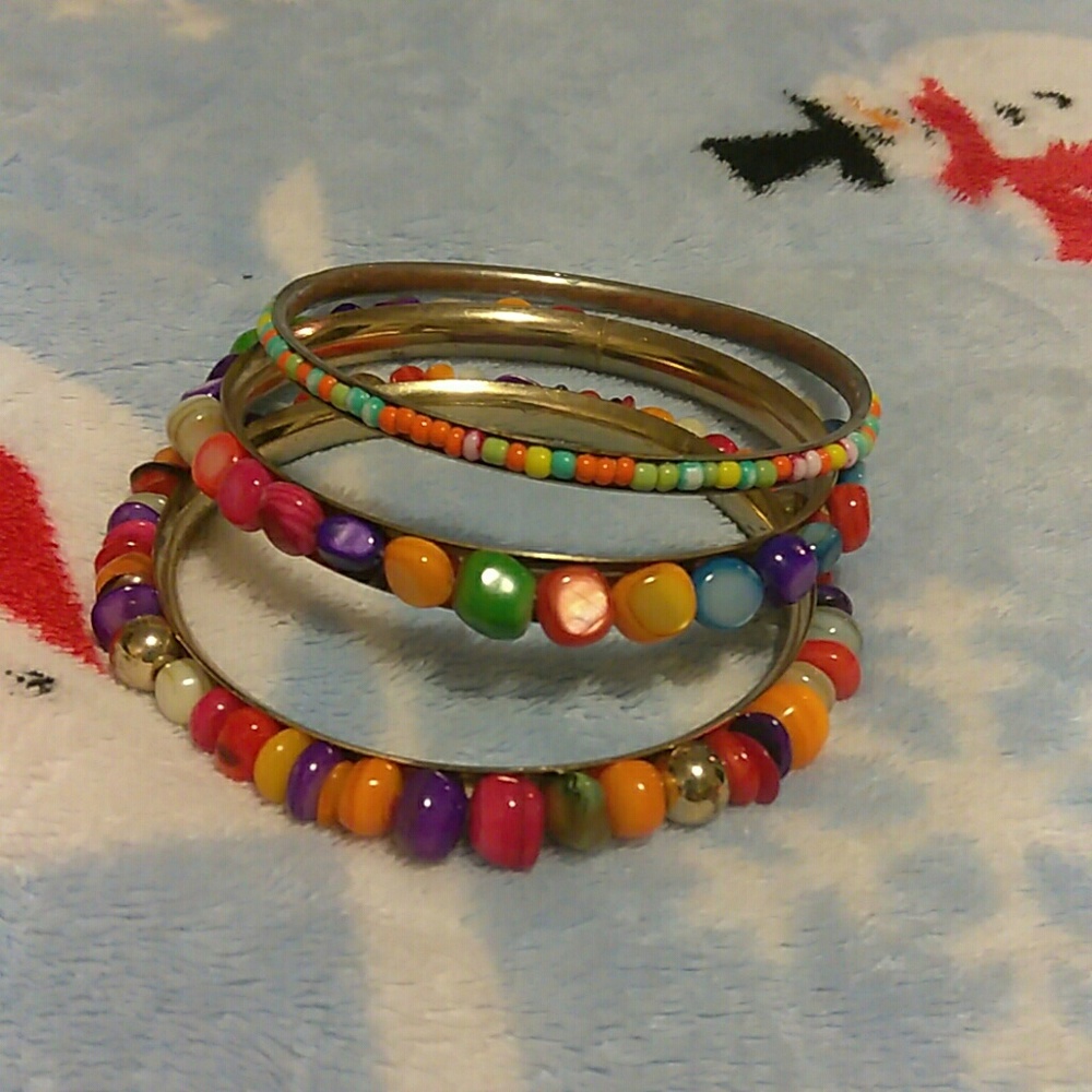 Beaded Bangles