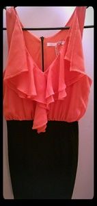 Flattering sleeveless cocktail dress