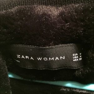 Zara parka with fur hood.