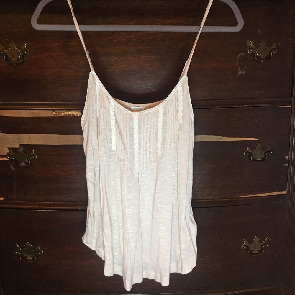 Cream tank top