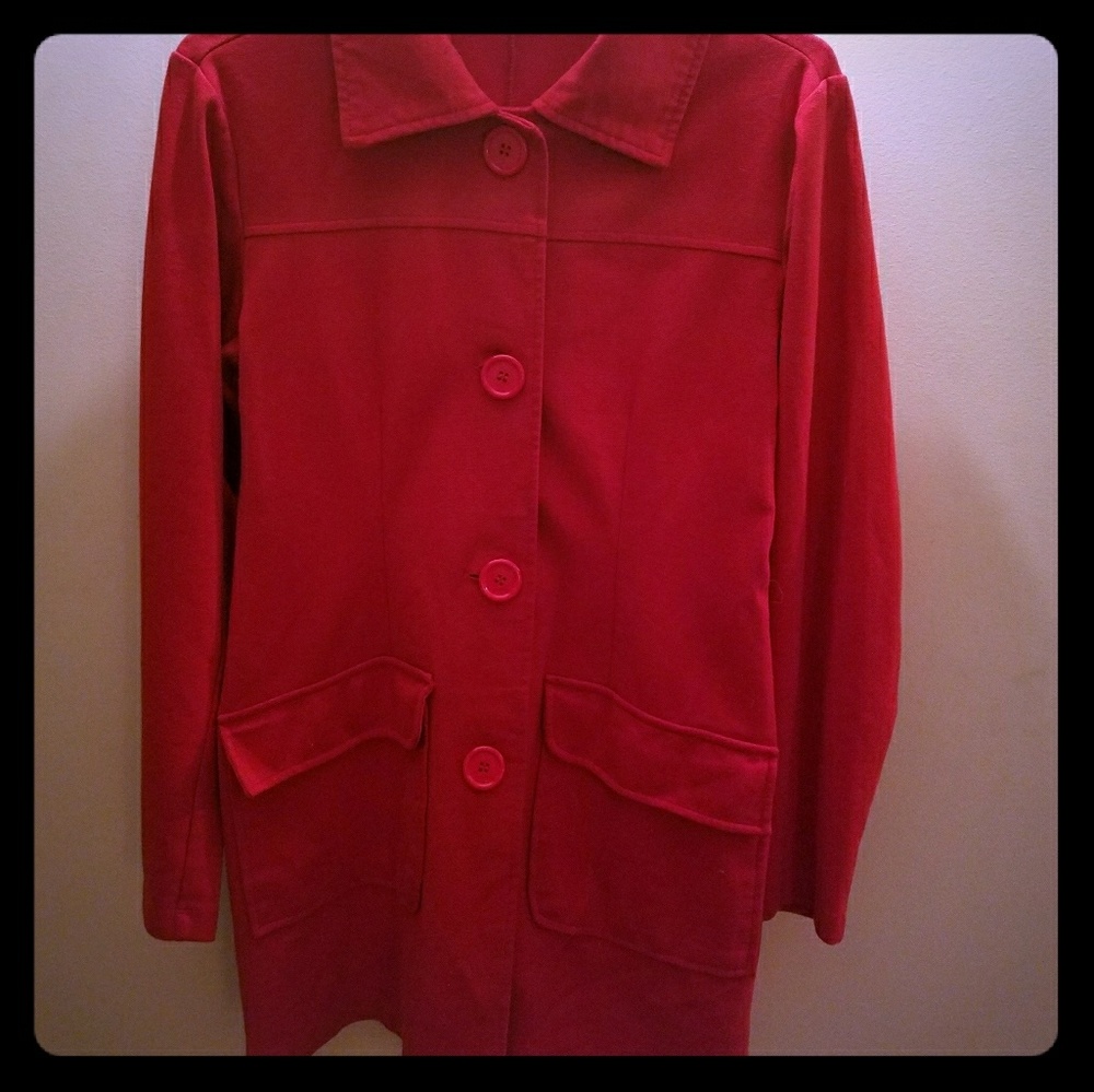 Red Peacoat