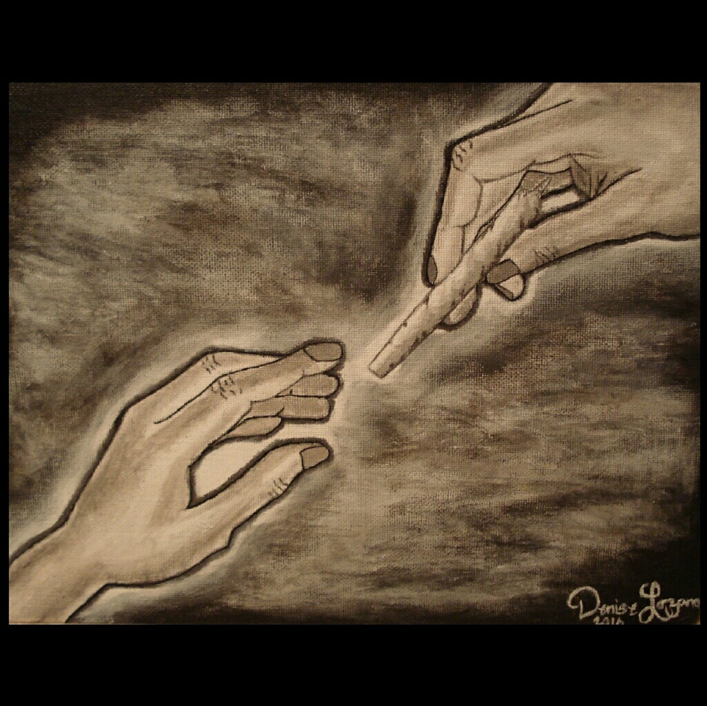 Original acrylic canvas painting