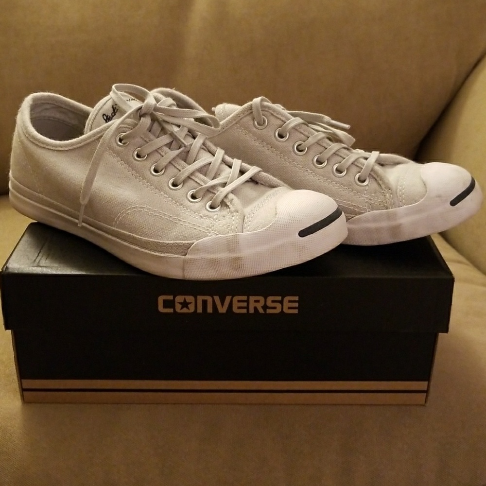 Converse Grey Twill Sneakers (Unisex)
