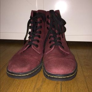 Burgundy dr Martens