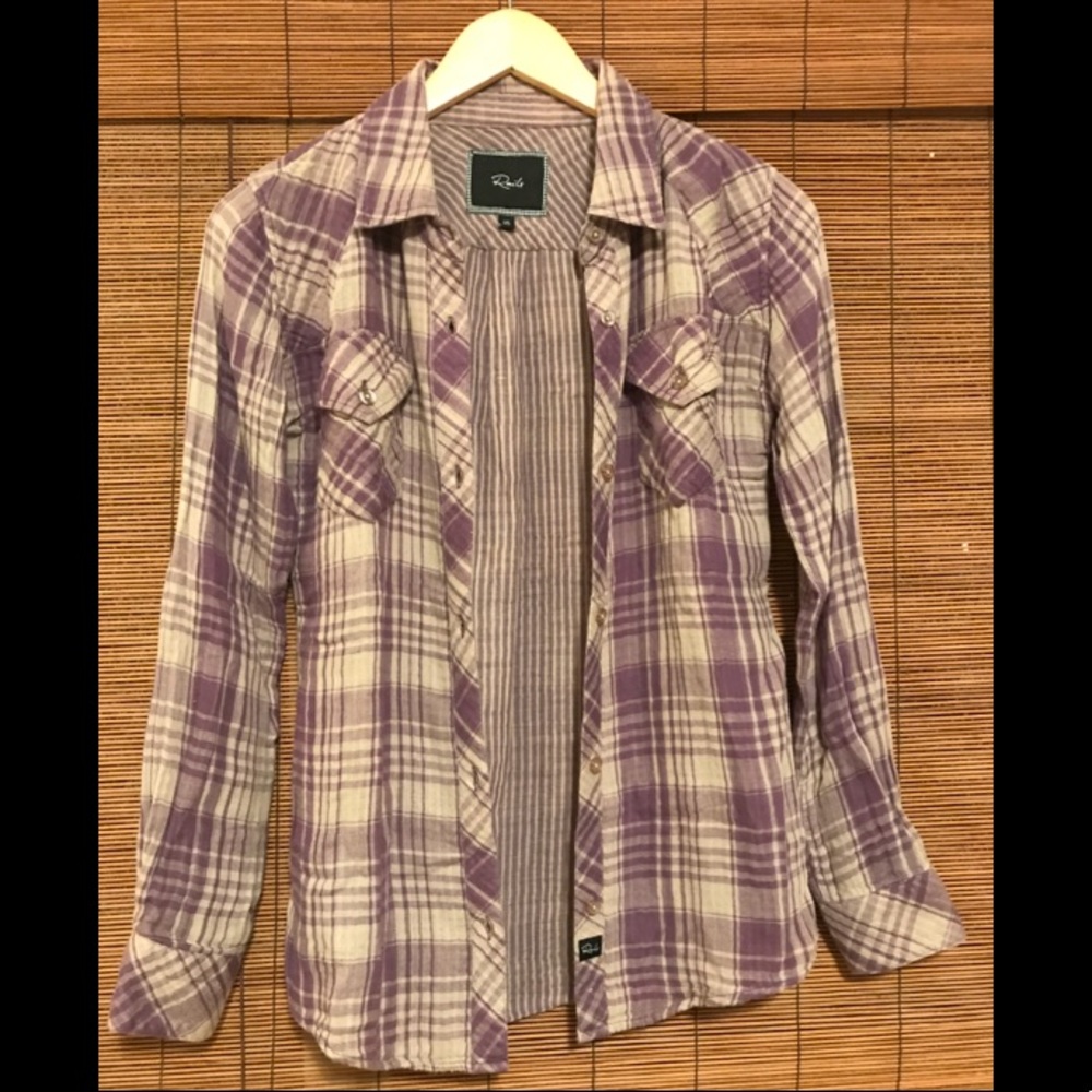 Rails purple flannel