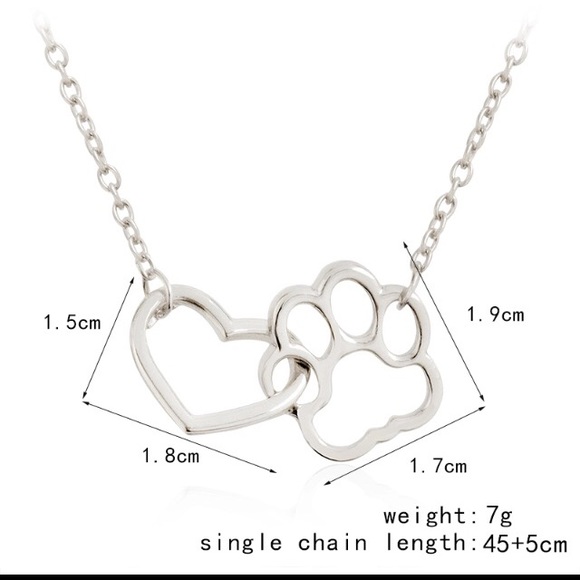 🎁 Paw-Print Necklace - Picture 4 of 5