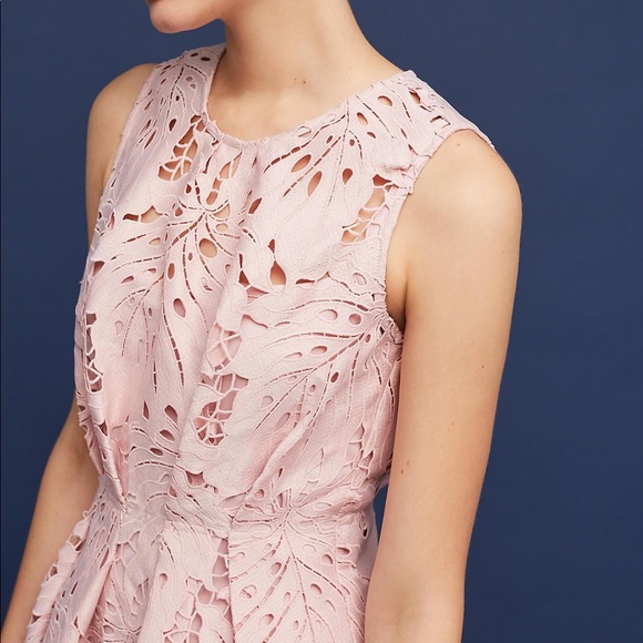 Anthropologie palm & lace dress by Eva Franco - Picture 2 of 4