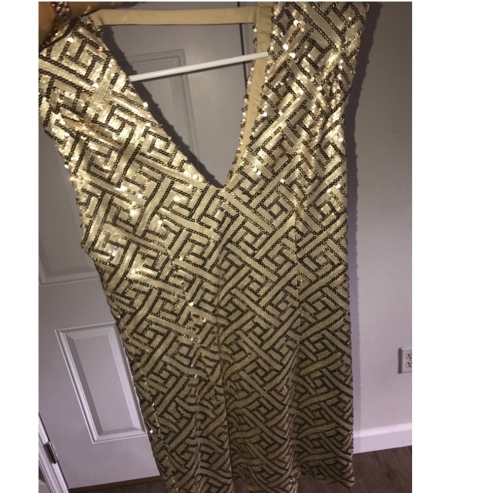 Gold Sequin Forever 21 New Years Eve Dress
