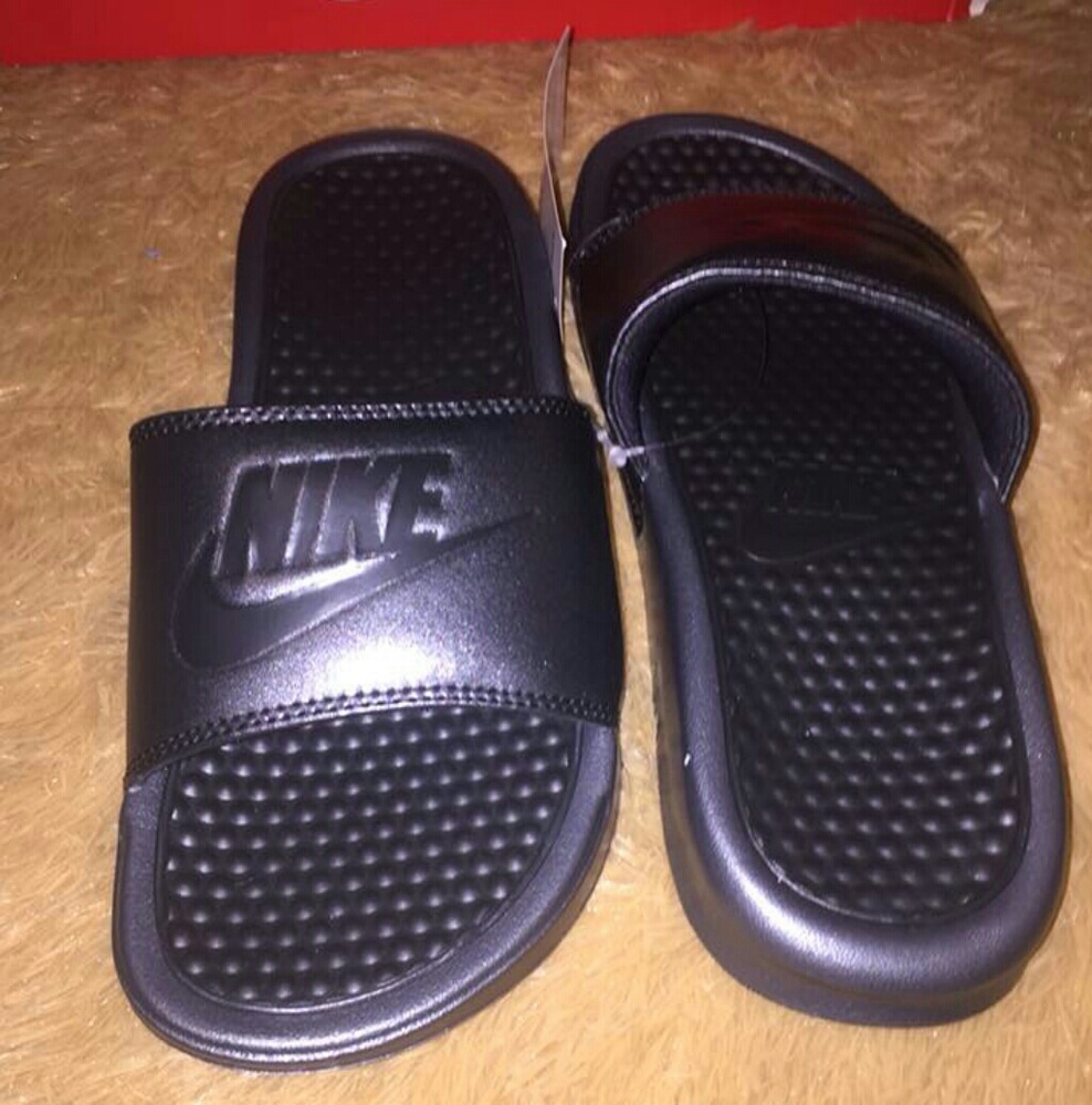 Dark Grey Nike Sandals