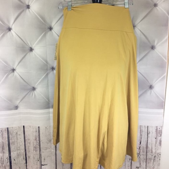 LuLaRoe XL mustard yellow Azure - Picture 1 of 1