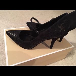 Michael Kors Black Sequined Heels