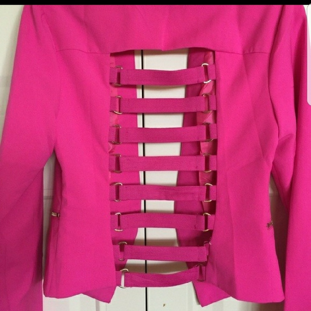 Sexy pink blazer