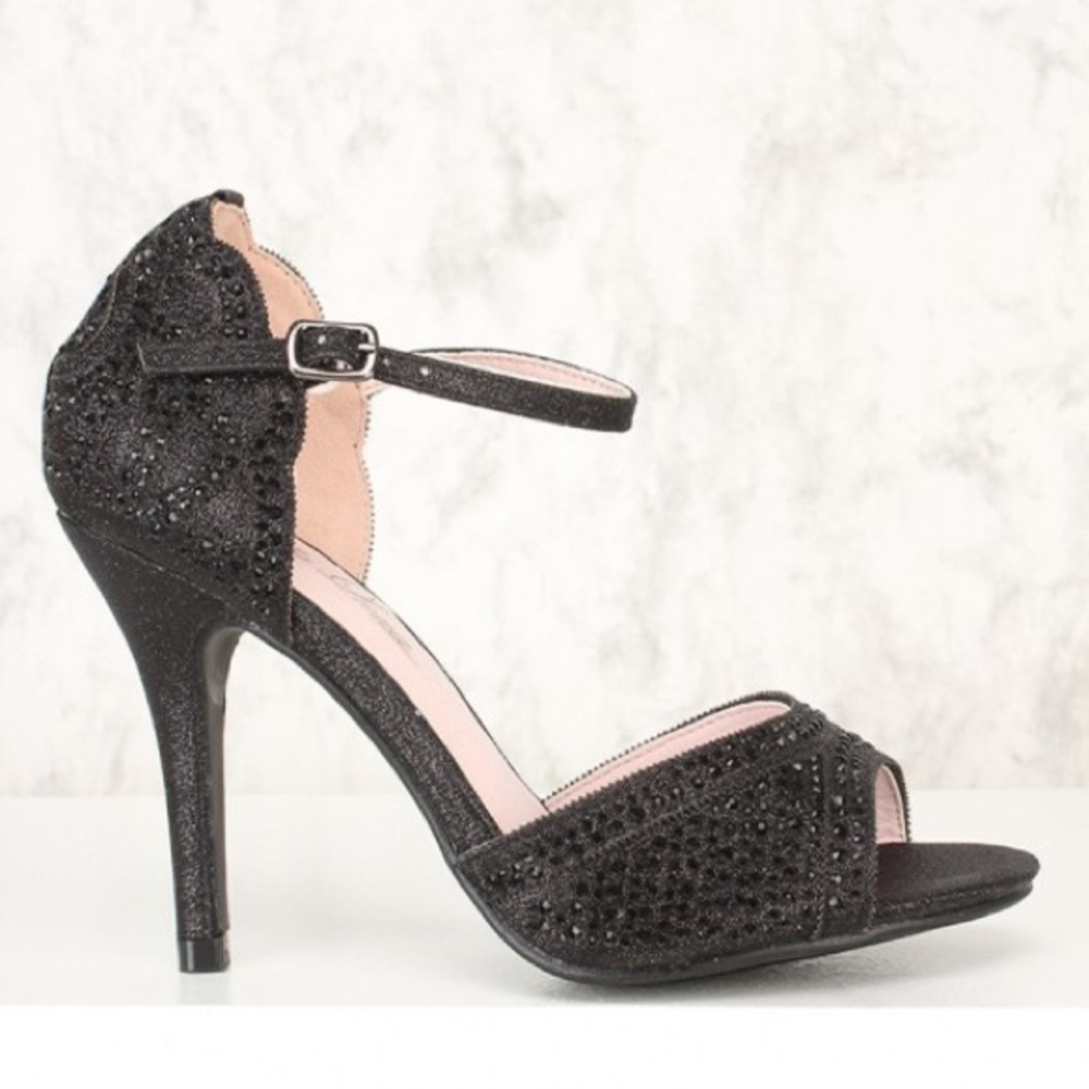 Heel Rhinestone Sparkle