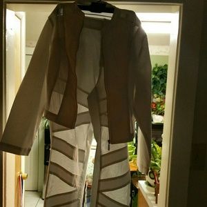 18 -20 size. Denim and Lace Jean outfit never worn