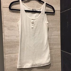 Prana henley button tank top