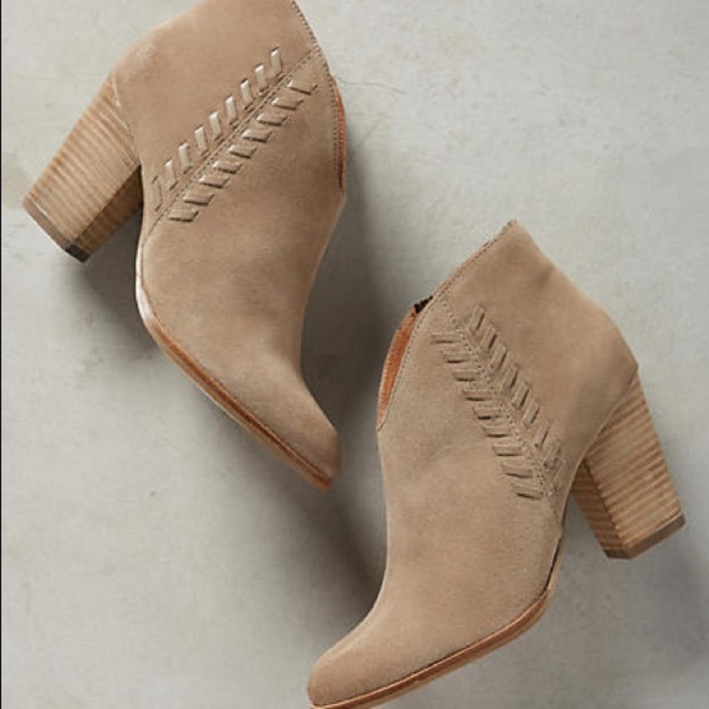 Sz 10 • Anthropologie Monsaraz Booties by Lien.Do