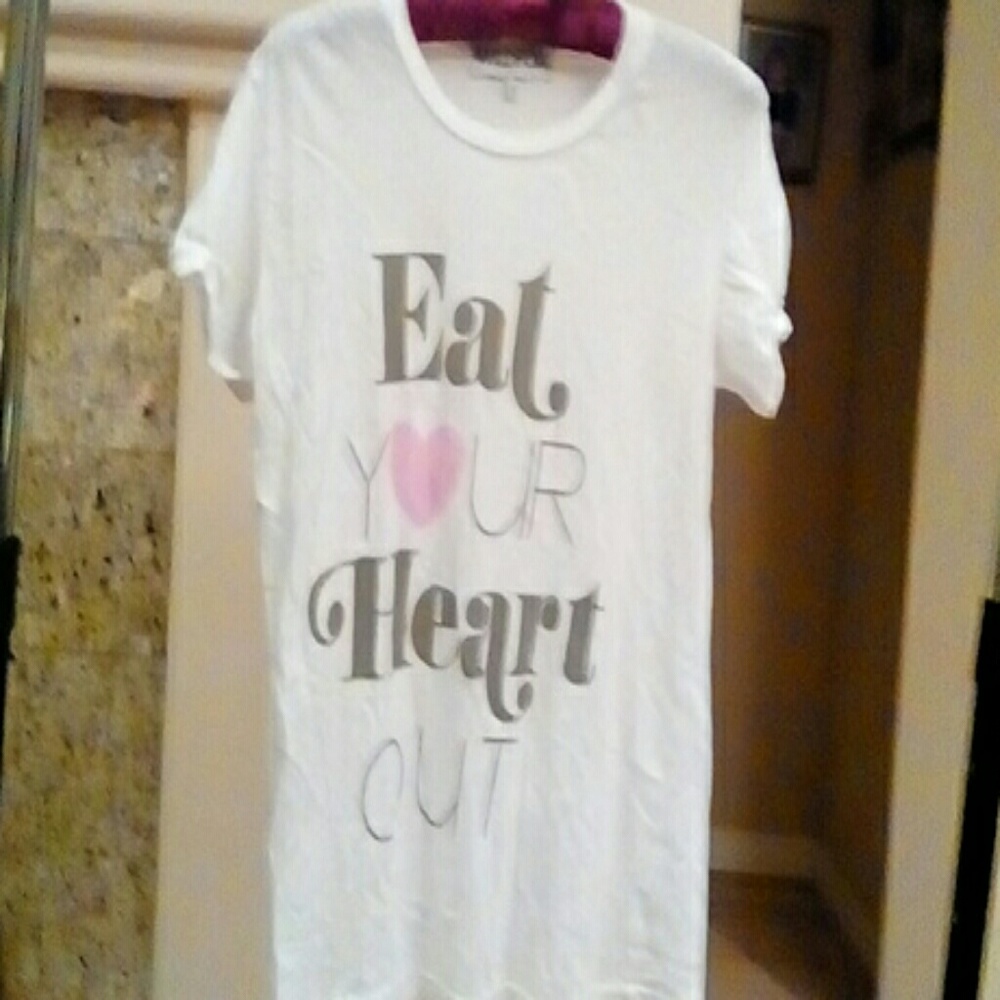 A white small t-shirt by Wildfox.