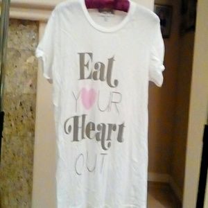 A white small t-shirt by Wildfox.