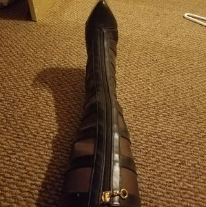 Leather and mesh boots brand new