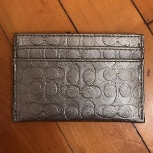 Coach card holder