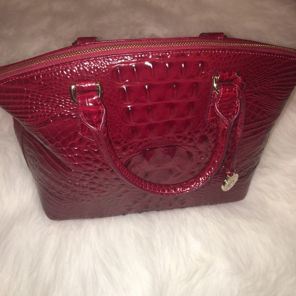 Brahmin Satchel, Gorgeous red color NWT - Picture 1 of 5