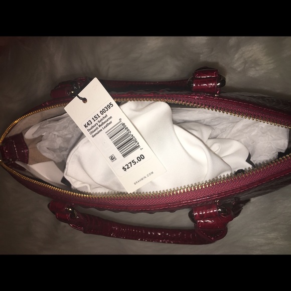 Brahmin Satchel, Gorgeous red color NWT - Picture 5 of 5