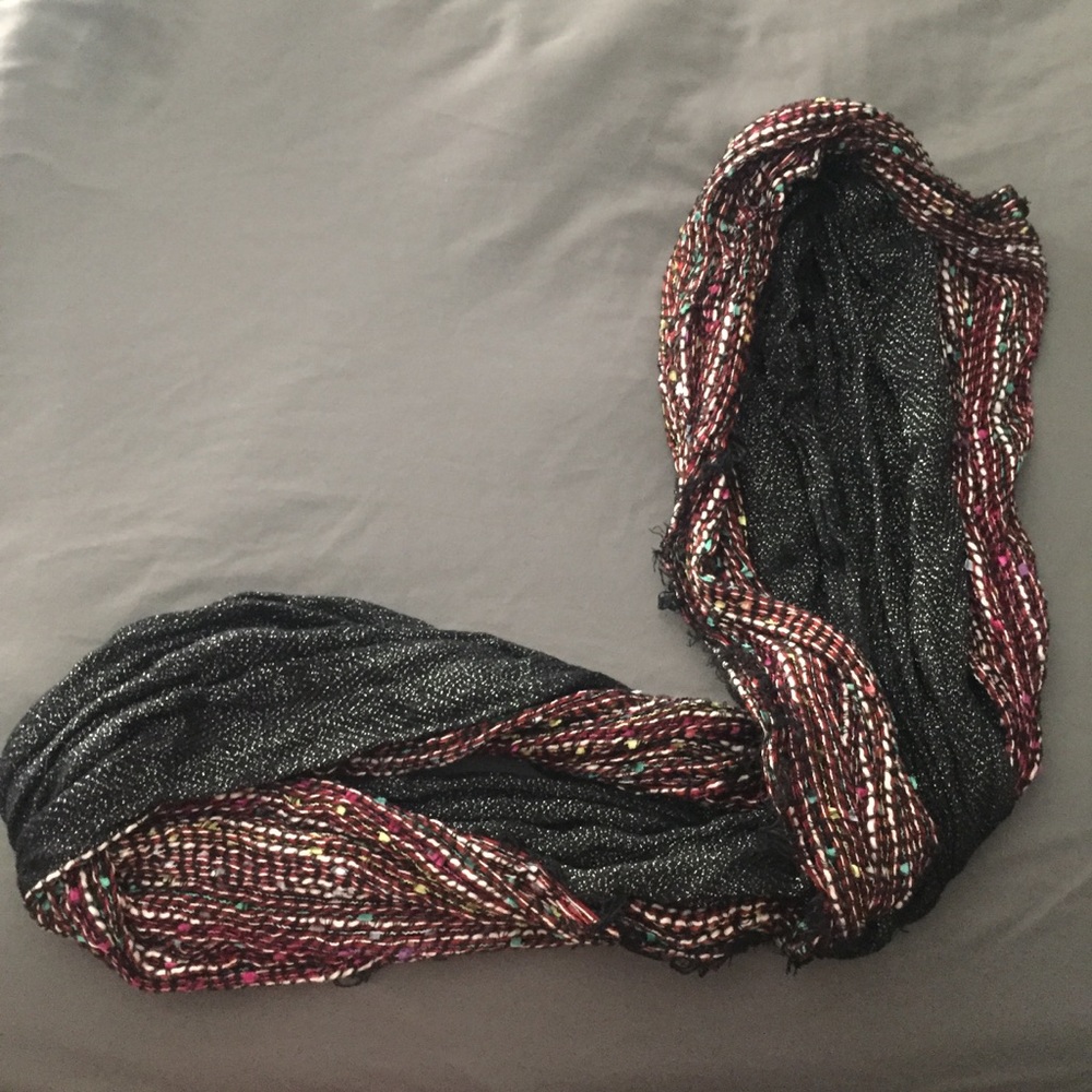 Multi Color Infinity Scarf  - Picture 2 of 2