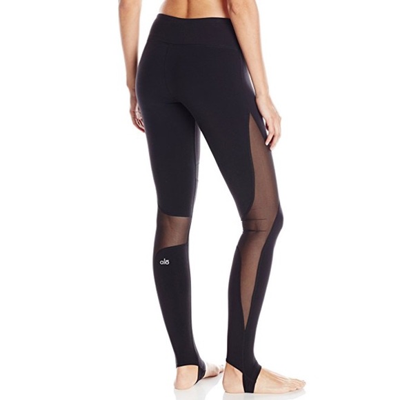 alo yoga // mesh stirrup leggings - Picture 2 of 3