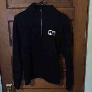 PINK quarter zip pullover