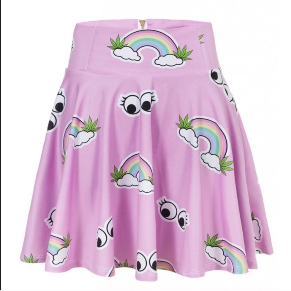 DollsKill skirt _ WEED and 🌈