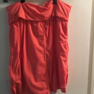 Athleta orange skirt