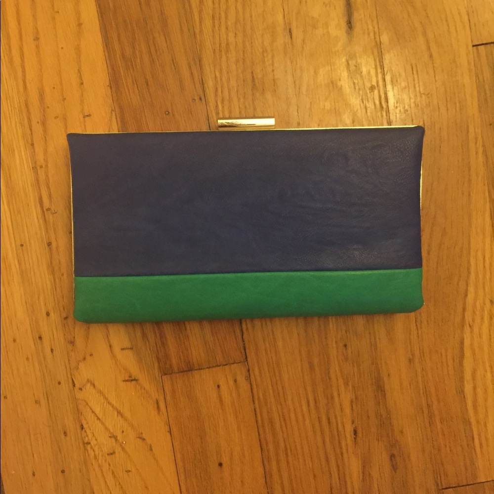 ASOS color block clutch