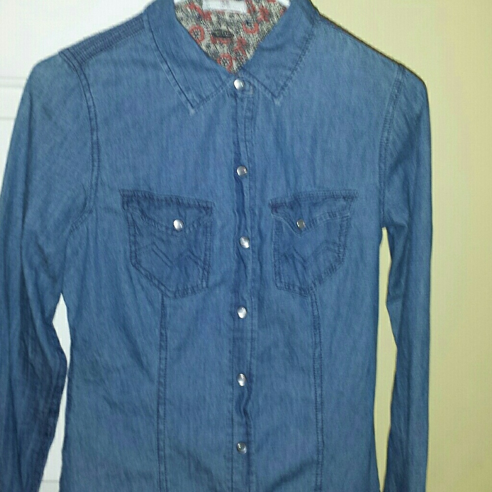 Alec Kris Denim Top
