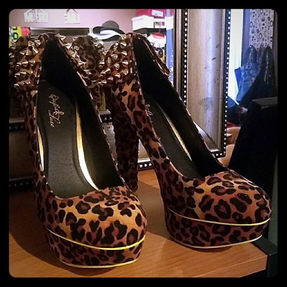 Cheetah Print Heels