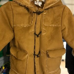 Boys Tan Coat by Graffio (made in Italy).
