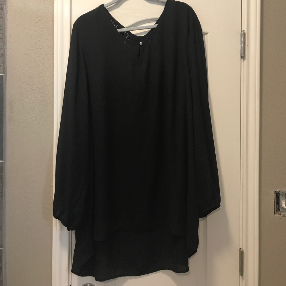 Black L/S Blouse