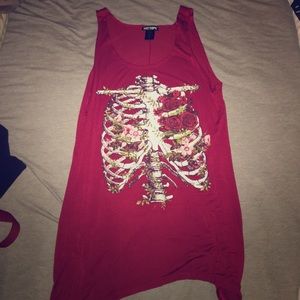 Shark-bite tank top from Hot Topic