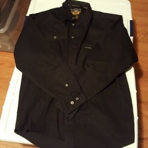 Harley Davidson Long Sleeve Button Down Shirt