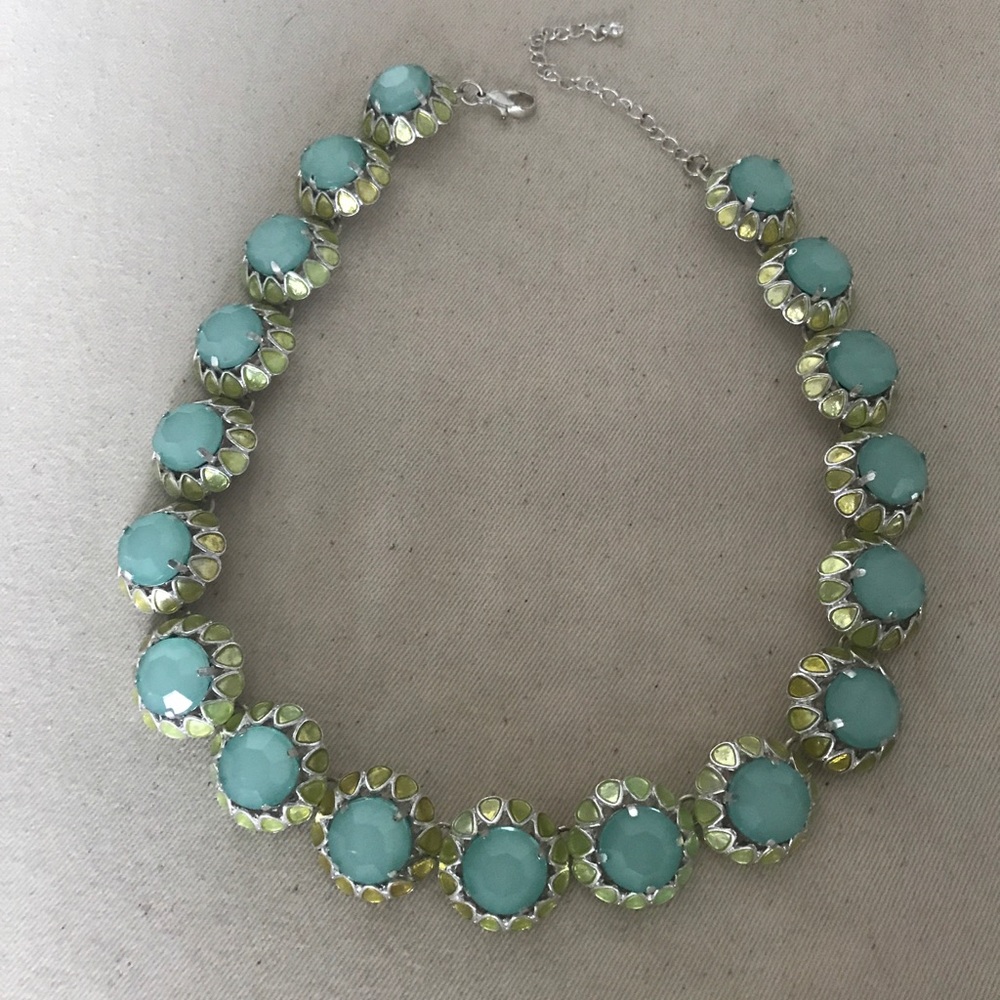 Bauble Bar mint green necklace
