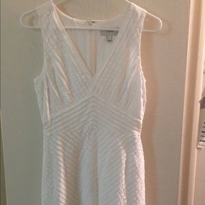 White vneck J.Crew dress