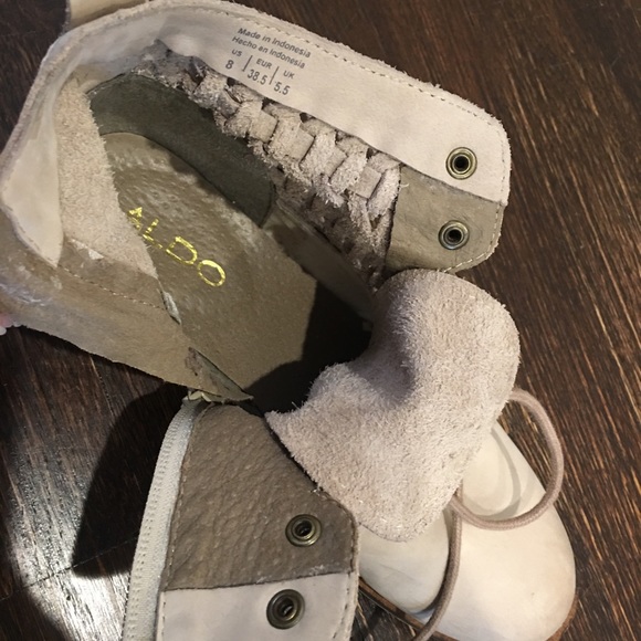 Aldo Leather Ankle Boots - Picture 5 of 6