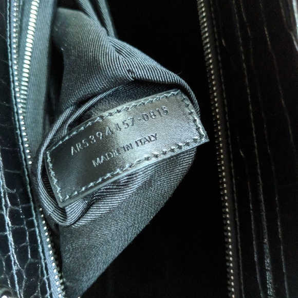 SOLD! Saint Laurent Medium Gauche Rive Cabas Bag - Picture 4 of 6