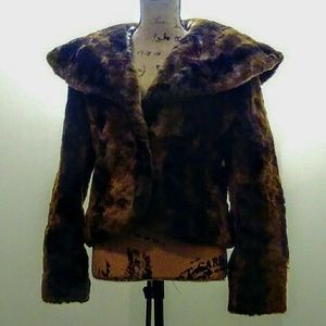 Kenneth Cole Reaction faux fur jacket