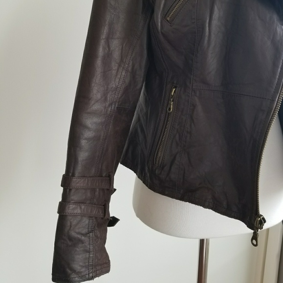DKNY Leather Jacket - Picture 3 of 7
