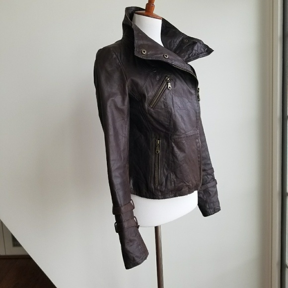 DKNY Leather Jacket - Picture 4 of 7