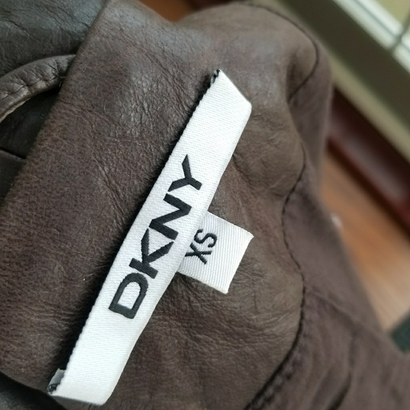 DKNY Leather Jacket - Picture 5 of 7